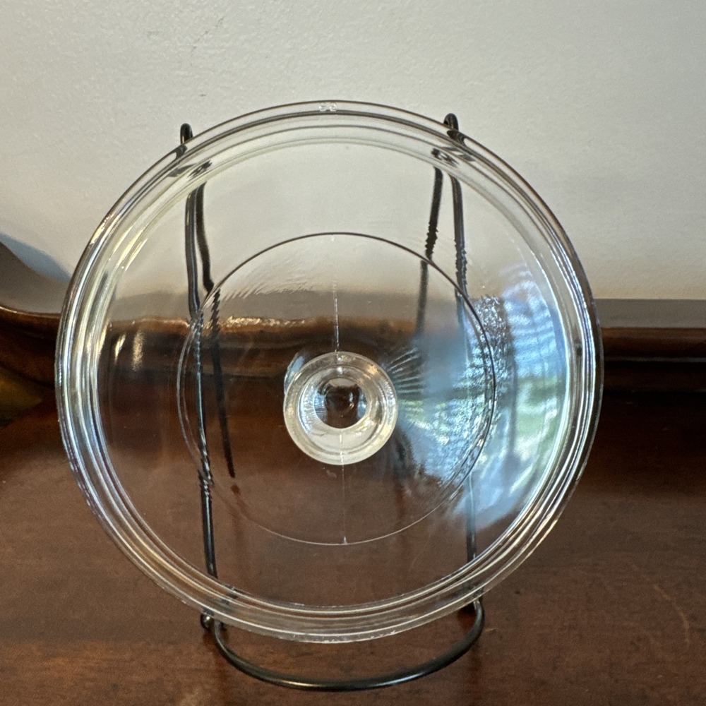 Pyrex P83C Clear Glass Round Cover Lid Replacement Lid Only